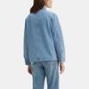 Levis Solid Color Multi-Pocket Straight Cut Single Button Long Sleeve Denim Jacket Men jackets Light-Blue A6190-0001