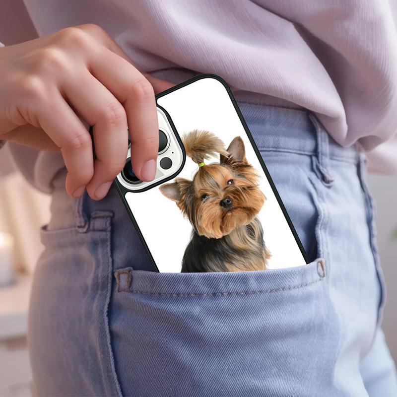 Yorkshire Terrier Dog Phone Case For iPhone 17 Air 15 16e 14 13 Pro Max Coque 12 11 Pro Max PLUS cover