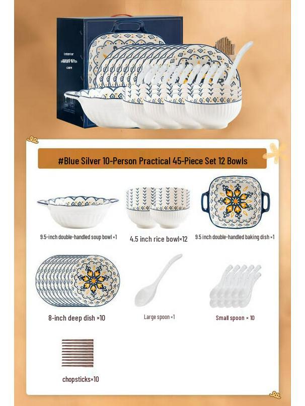 

Mod Lanca Japanese Style Ceramic Dinnerware Gift Set