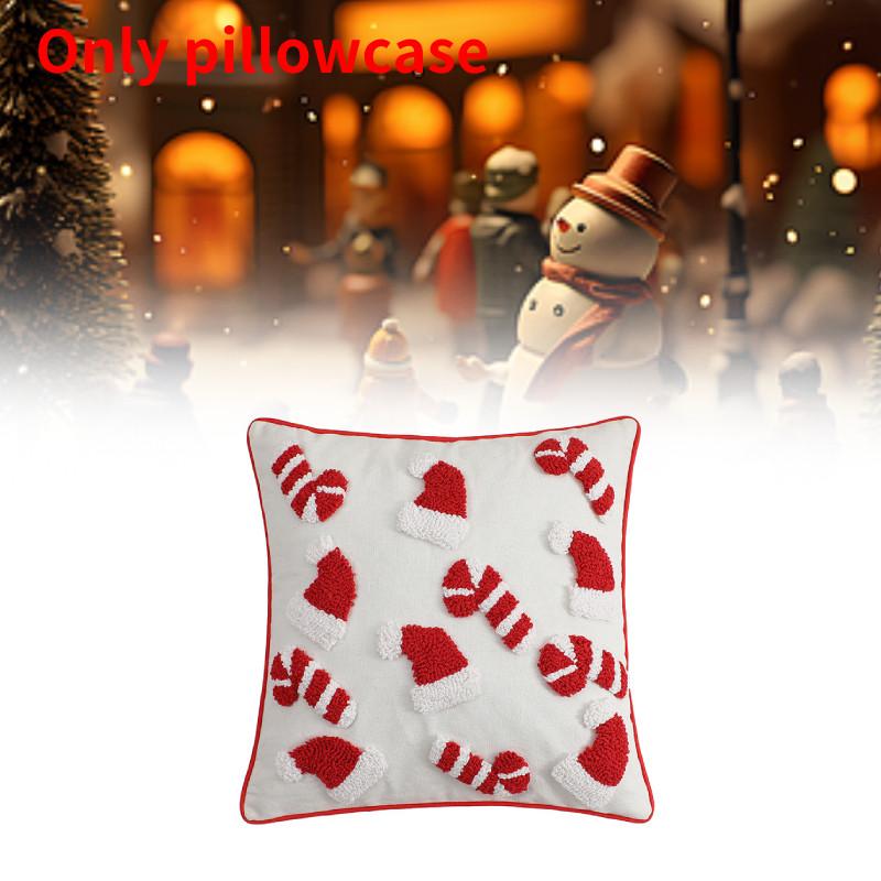 Modern Minimalist Christmas Plush Decorative Pillow Cover Soft Cozy Texture
