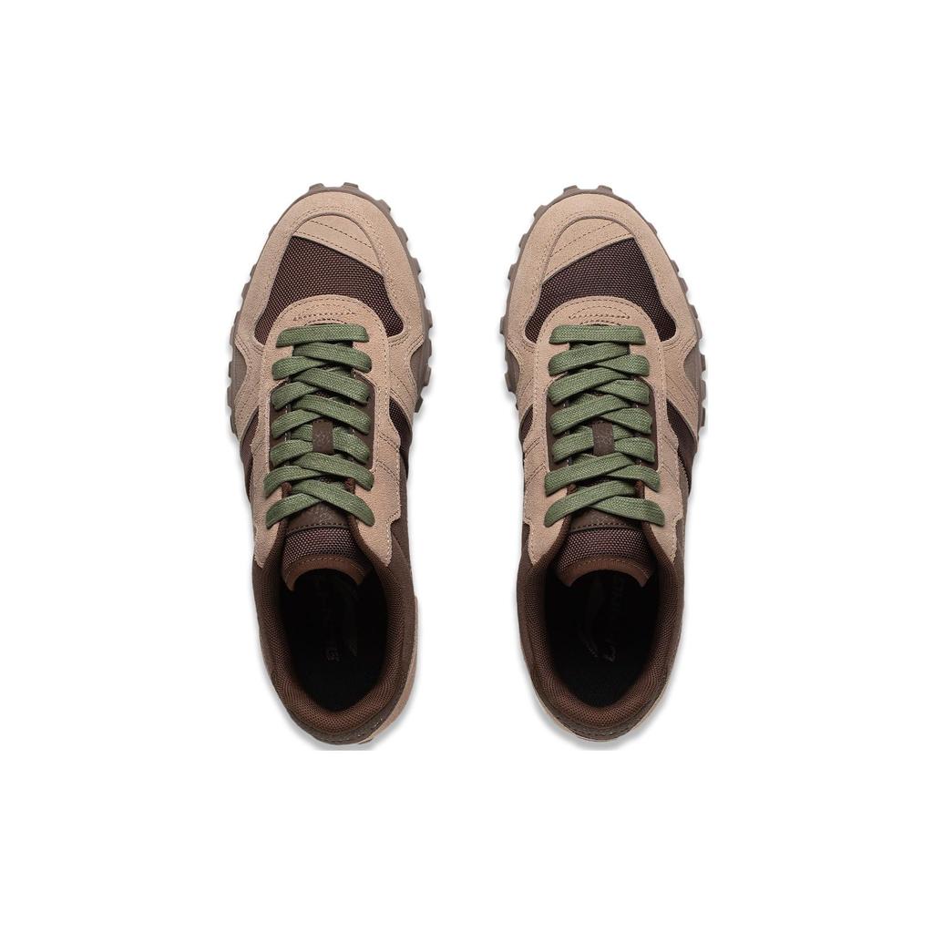 Li Ning Yun Chuan VTNG Casual Versatile Comfortable Slip-Resistant Wear-Resistant Low-Top Lifestyle Shoes Men sneaker Brown AGCT309-1