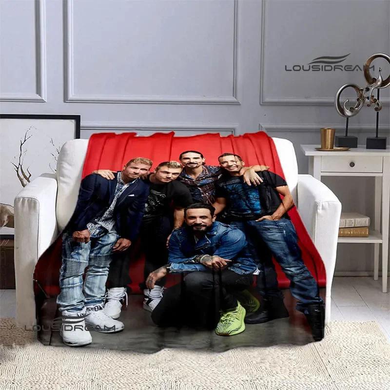 BSB band backstreet boys printed blankets Flannel Warm blanket Soft Cozy Blanket Travel Blankets bed linings Birthday Gift