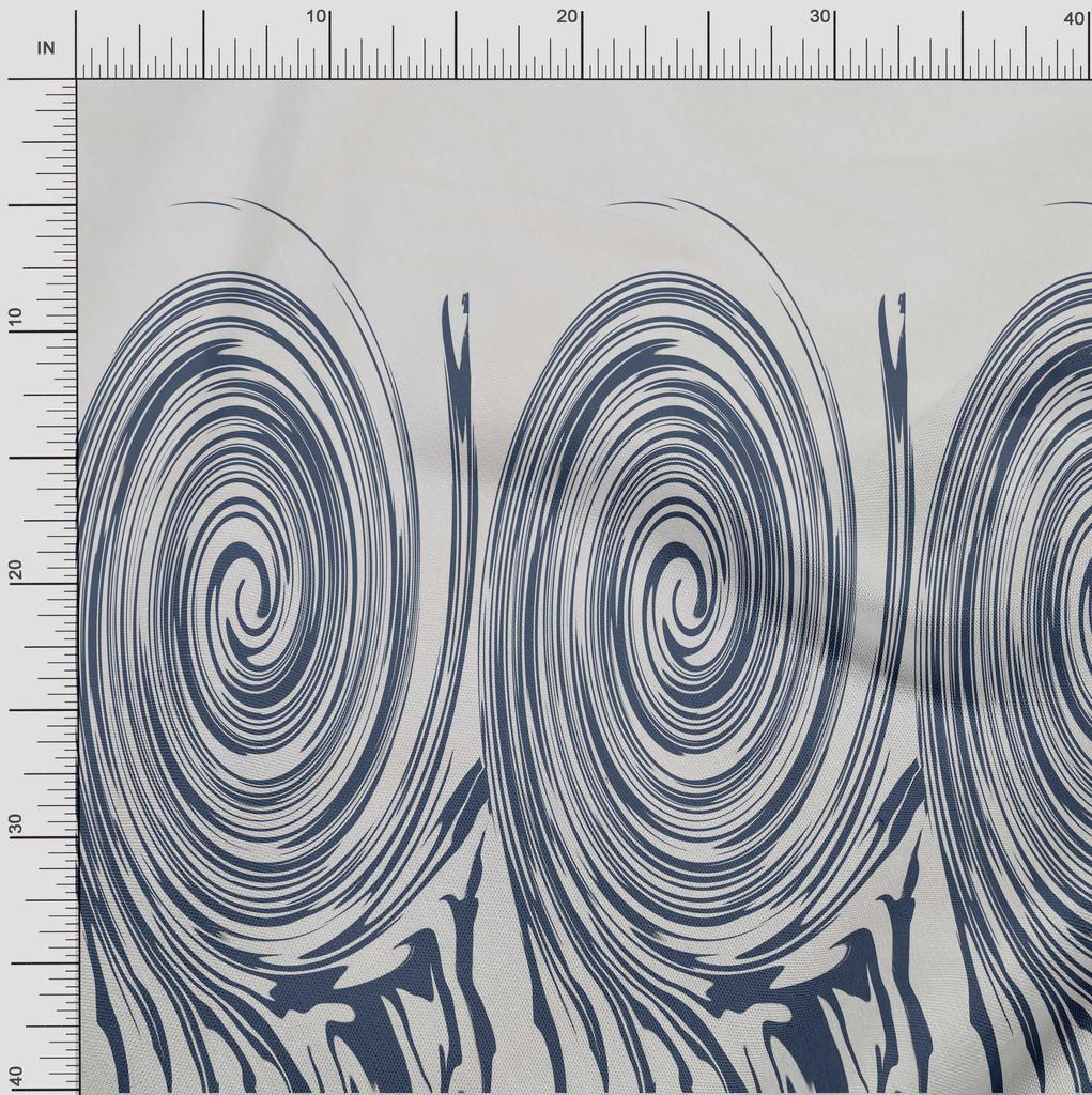 oneOone Cotton Flex Fabric Spiral Panel A  Printed Craft Fabric BTY 40 Inch
