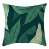 New Tropical Plant Leaves Rainforest Linen Cushion Pillow Cover