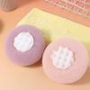 4Pcs Round Shape Suction Cup Bath Ball Super Soft Body Exfoliating Sponge  Bathroom