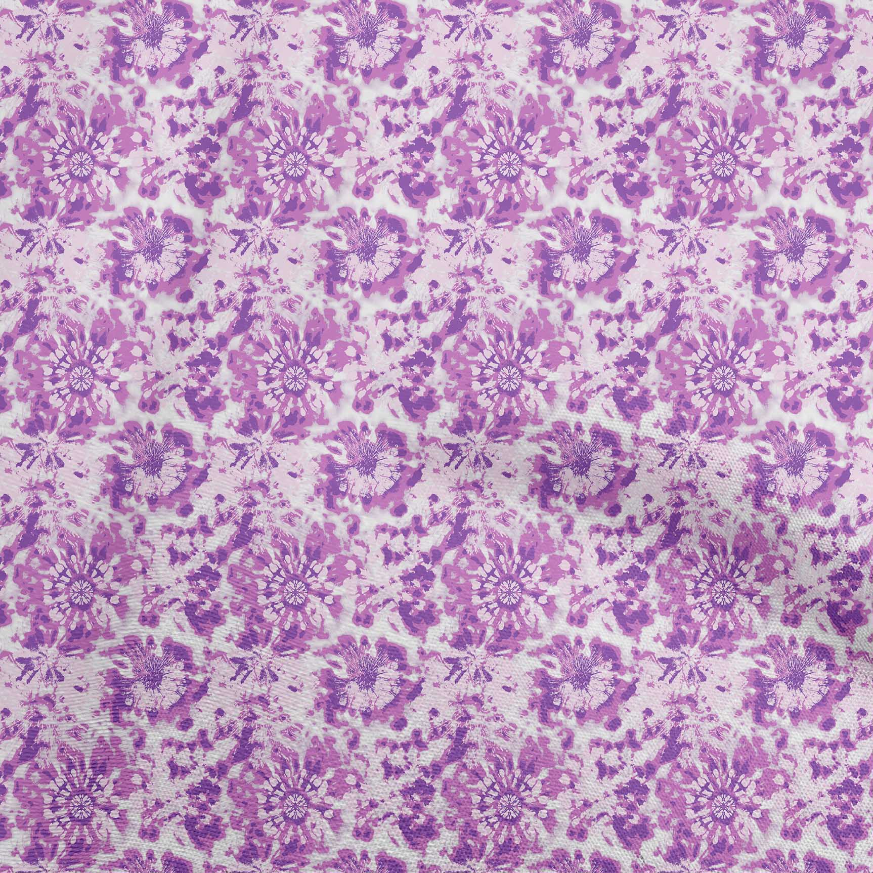 

OneOone Cotton Flex Medium Blue Fabric Asian Tie & Dye Тканина для стьобання своїми руками Тканина для стьобання Тканина з принтом 40 дюймів 42 Inch Wide - Viscose Chiffon фіолетовий