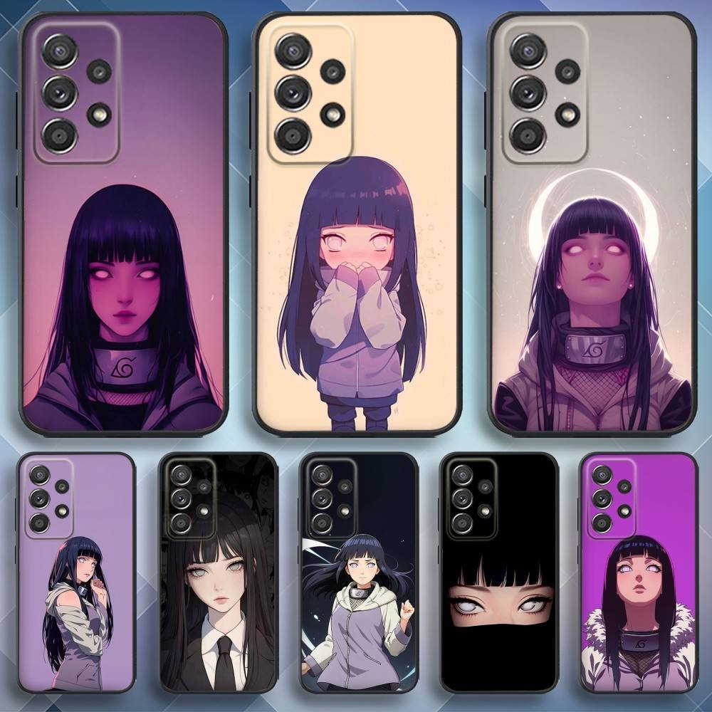 H-Hyuuga H-Hinata Anime Phone Case For Samsung S25,S24,S21,S22,S23,S30,Ultra,S20,Plus,Fe,Lite,Note,10,9,5G Black Cover