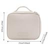 Multipocket Design Cosmetic Handbag Zipper Closure Double-layered Portable Makeup Pouch Separate Dry and Wet Comfortable Handle