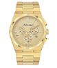 Zeus Chrono Gold Tone Stainless Steel Gold Tone Dial Quartz H118CHPDI Men's Watch