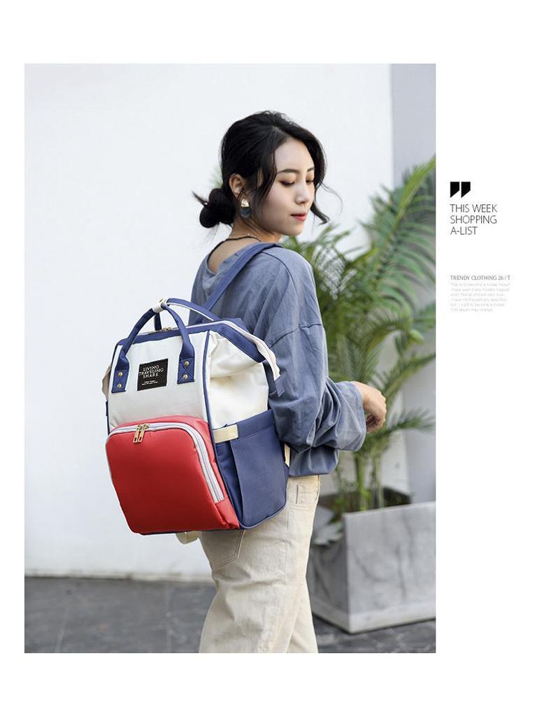 2025 Stylish Mommy Backpack: Large Capacity Travel Bag for Young Moms