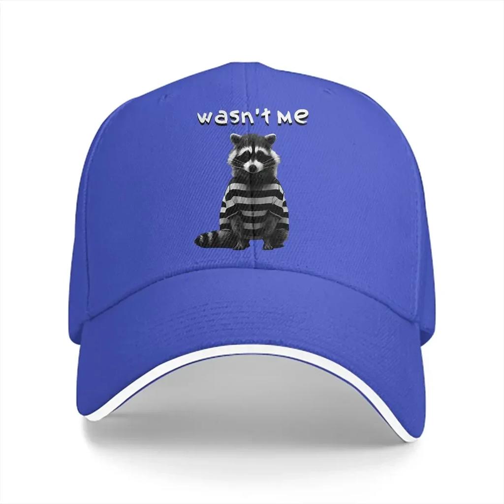 Pure Color Dad Hats Wasnt Me WoUnisexs Hat Sun Visor Baseball Caps Raccoon Lover Adjustable Peaked Cap