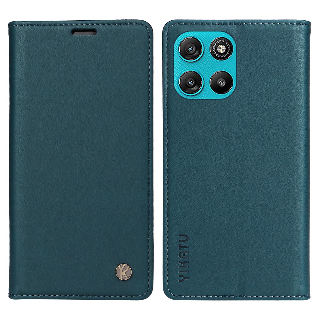 For Motorola Moto G57 Power 5G/Motorola Moto G100 5G (2025)/Motorola Moto G67 Power 5G Phone Cases YIKATU Magnetic Closure PU Leather Mobile Cover