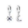 Earrings [Pure Silver·Original Design] Stars and Moon, High-end Temperament, Ins Style Confession Exquisite Gift Box #lucky S925 ZJYES-YS-169