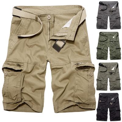 Men's Work Shorts, Men's Multi-slit Pocket Pants, Men's Work Pants Without A Belt