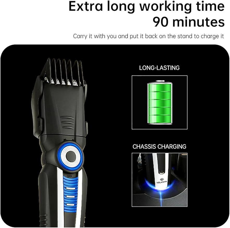 Head To Toe Advanced Rechargeable Powered Body Groomer Kit, Beard Trimmer , Black