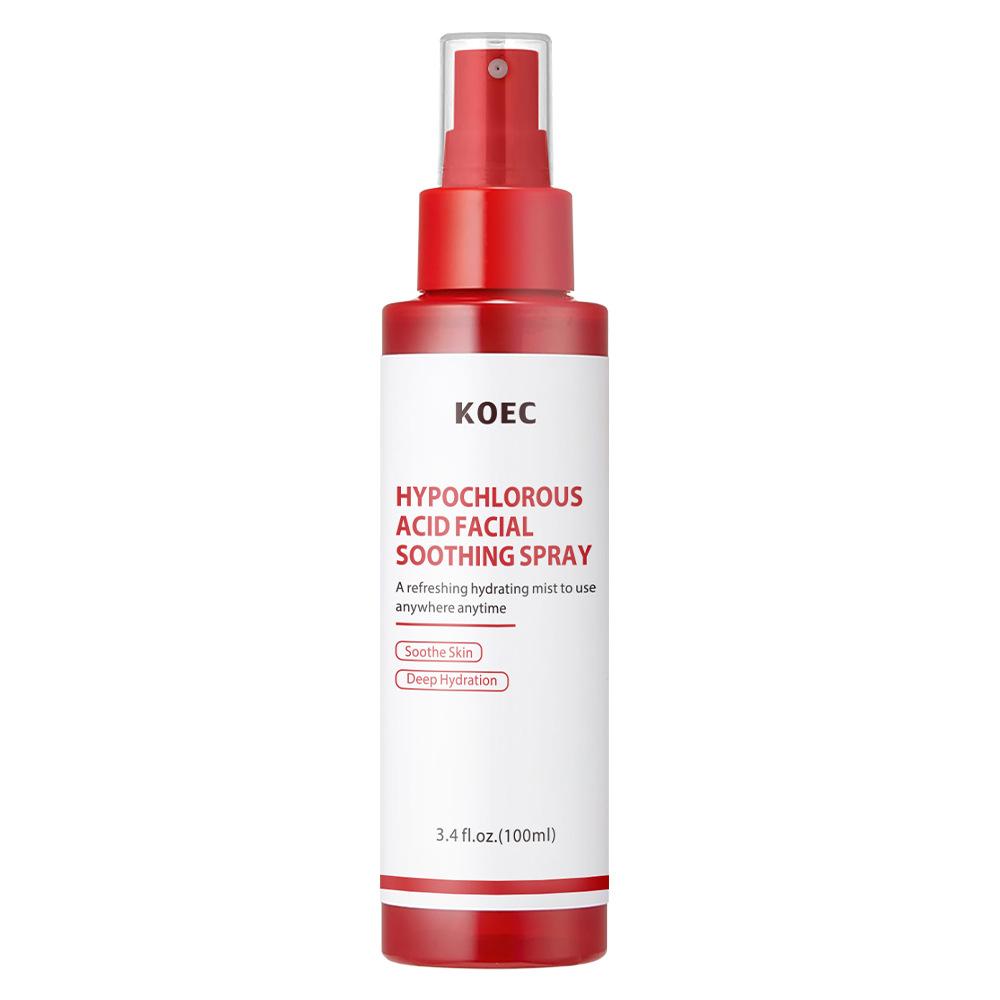 KOEC Beruhigendes Feuchtigkeitsspray für das Gesicht mit hypochloriger Säure 100g, Linderung für empfindliche Haut