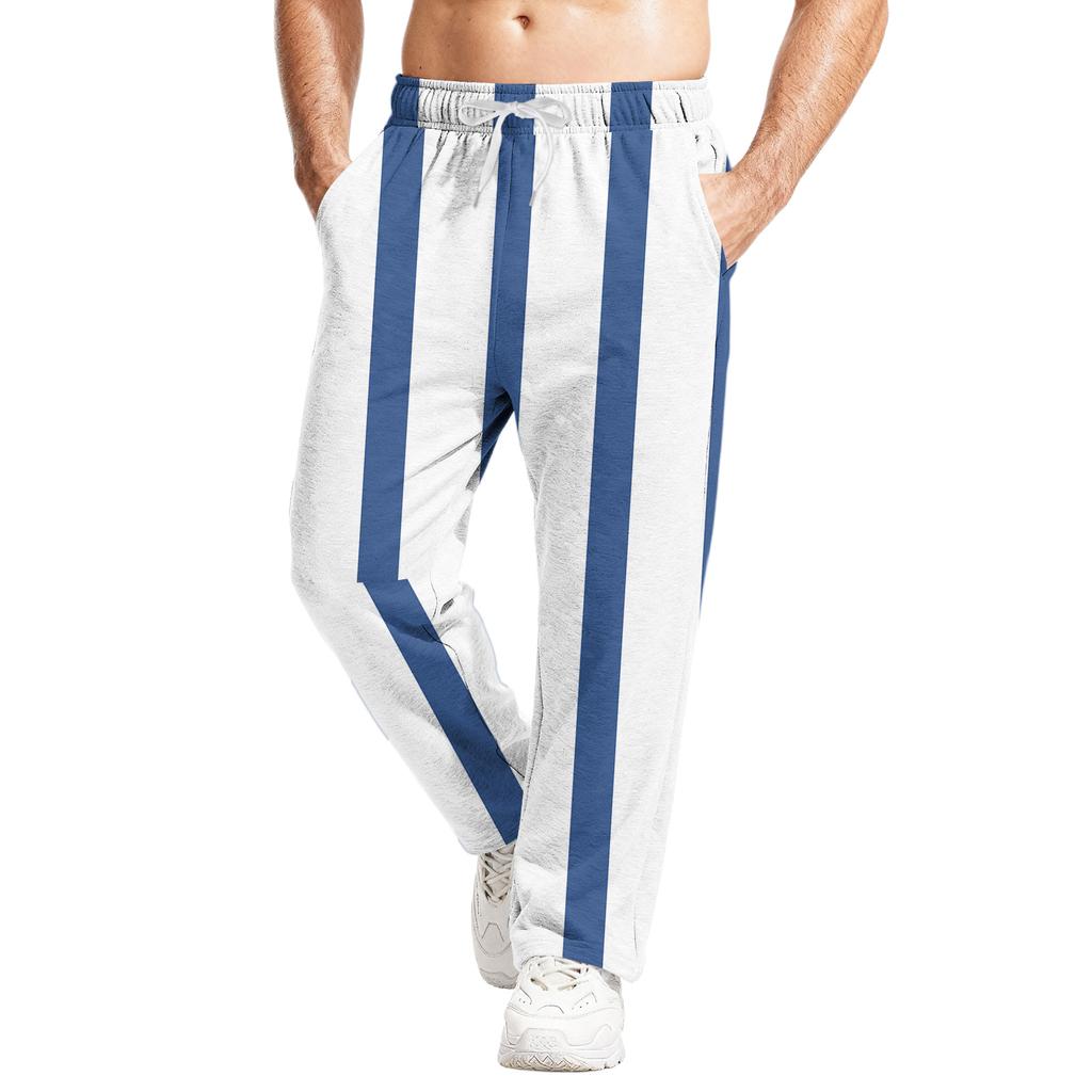 Men's Relaxed-Fit Casual Sweatpants With Stretch Waistband And Drawstring Yoga Pants