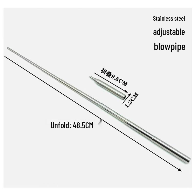 Portable Retractable Stainless Steel Fire Bellow Stick