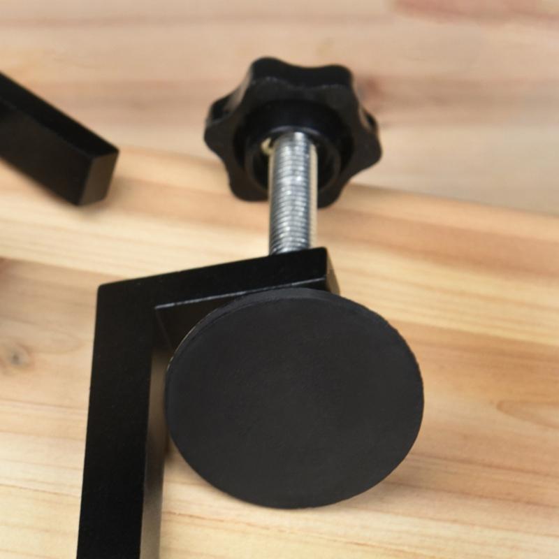 Pack of 5 C Clamp Clip Set,Adjustable Screw Clamp Carriers Clamp, 57mm 2.2inch Jaw Opening,Aluminium Table Clamp
