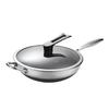 34cm Stainless Steel Non-Stick Wok