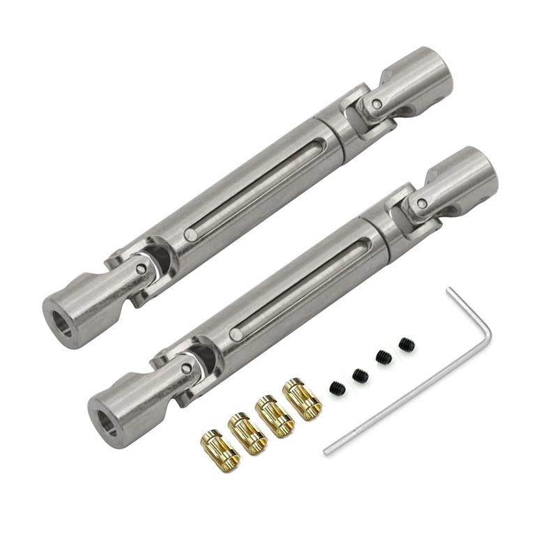 Metal Drive Shaft CVD with 3mm to 4mm Bushing Suitable for MN78 MN82 LC791/12 RC Car Upgrade Parts Accessories