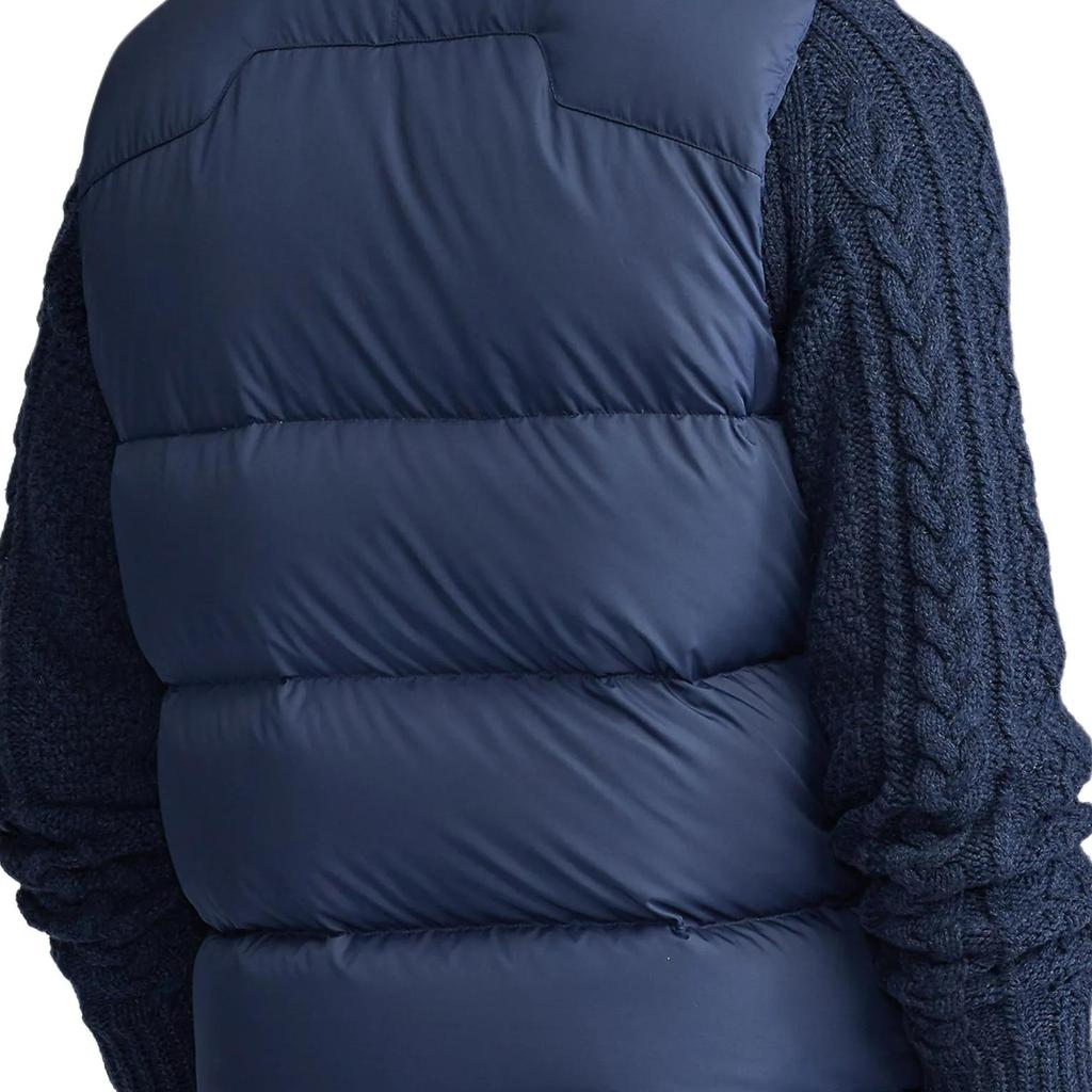 Polo Ralph Lauren SS26 Sleeveless Embroidered Pony Logo Stand Collar Down Vest Men vest 710968282-002