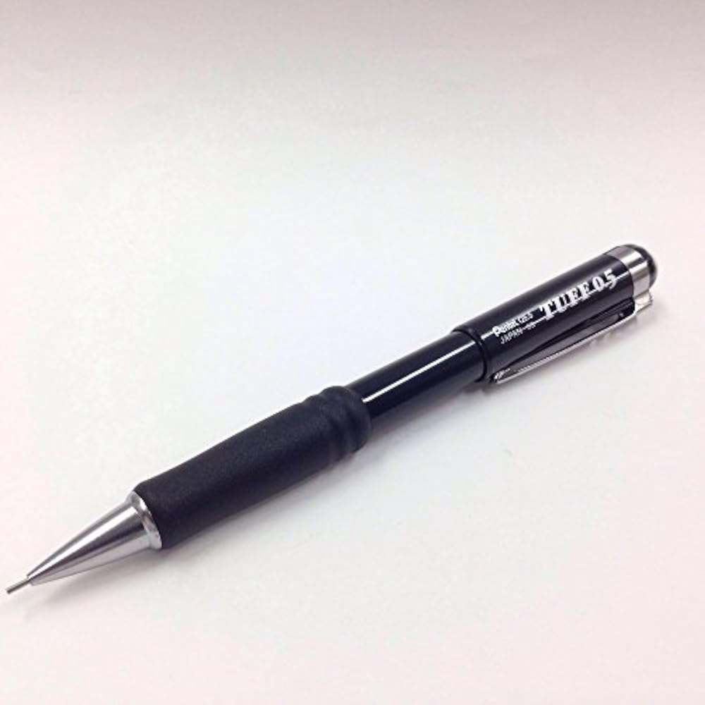 Pentel Mechanical Pencil Tough XQE5-A 0.5 Black 5pcs