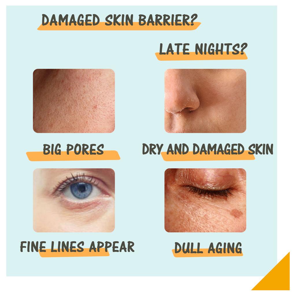 Morning C Night A Essence Set Brightening and Wrinkle Reducing Nourishing Firming Skin Hydrating and Moisturizing