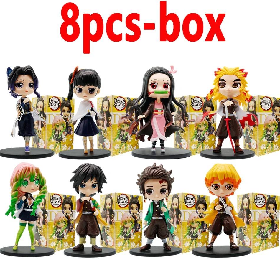 Figura De Anime Demon Slayer Kimetsu No Yaiba Kochou Shinobu Figura De Accin Kamado Tanjirou Kamado Nezuko Figurita De Juguete