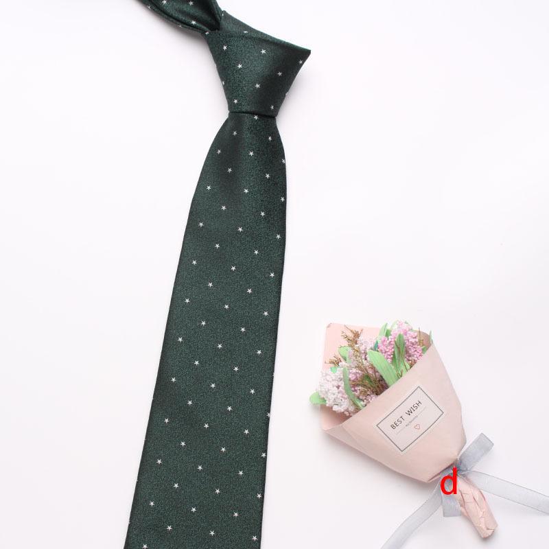 Rael Green Series Tie 8Cm Polyester Silk Business Suit Jacquard Tie Bulk Tie