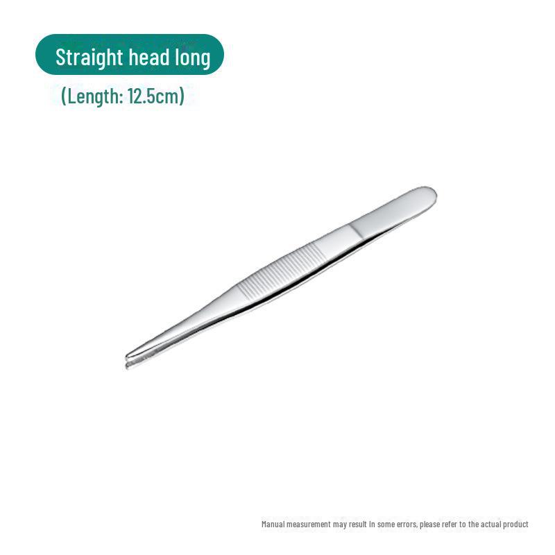 

Серебряный нескользящий чайный пинцет из нержавеющей стали с удлиненными утолщенными зубцами