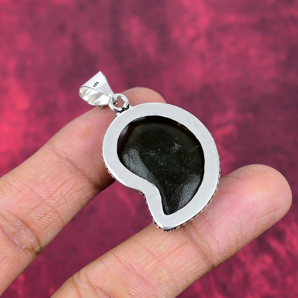 Ammonite Fossil Jewelry, 925 Solid Sterling Silver Pendant Handmade Gemstone Jewelry, Gifts For Wife Brand New Pendant