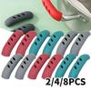 4~8Pcs Silicone Pan Handle Cover Heat Insulation Covers Pot Ear Clip Non-slip Steamer Casserole Pan Handle Holder Kitchen Tools