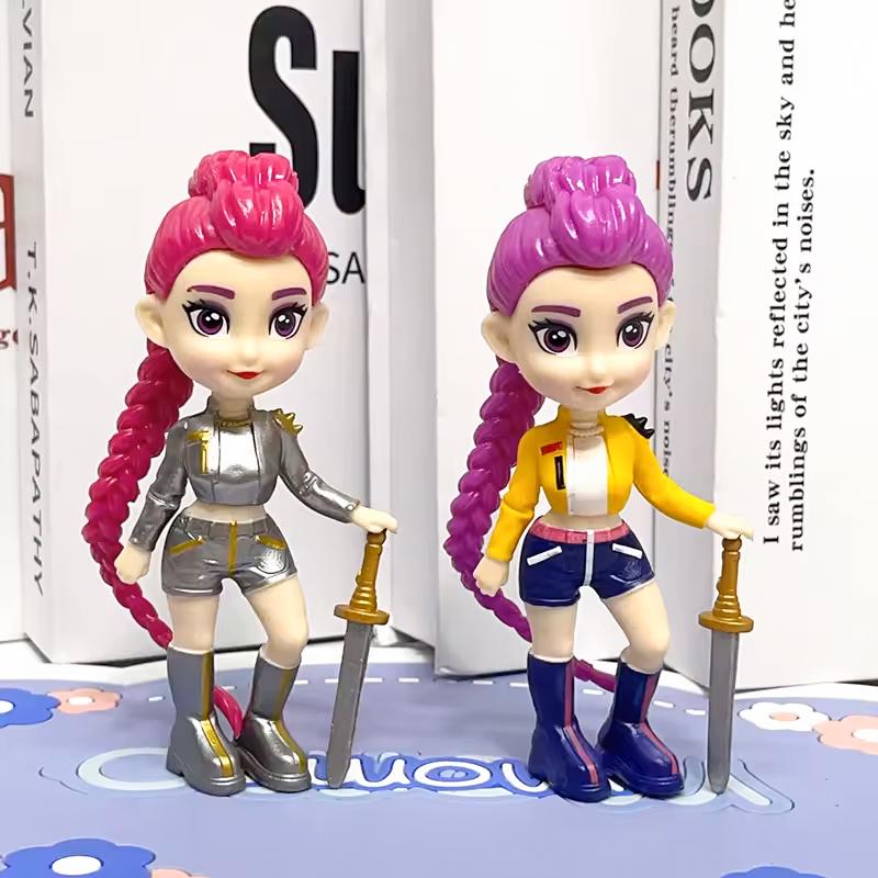 NEW Kpop Devil Hunter Rumi Zoe Mira anime polyvinyl chloride character collection desktop trinkets Childrens New Year gift