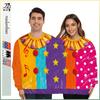 Couple Halloween Party Hoodie Funny Skeleton Print Loose Fit Long Sleeve Top Youth