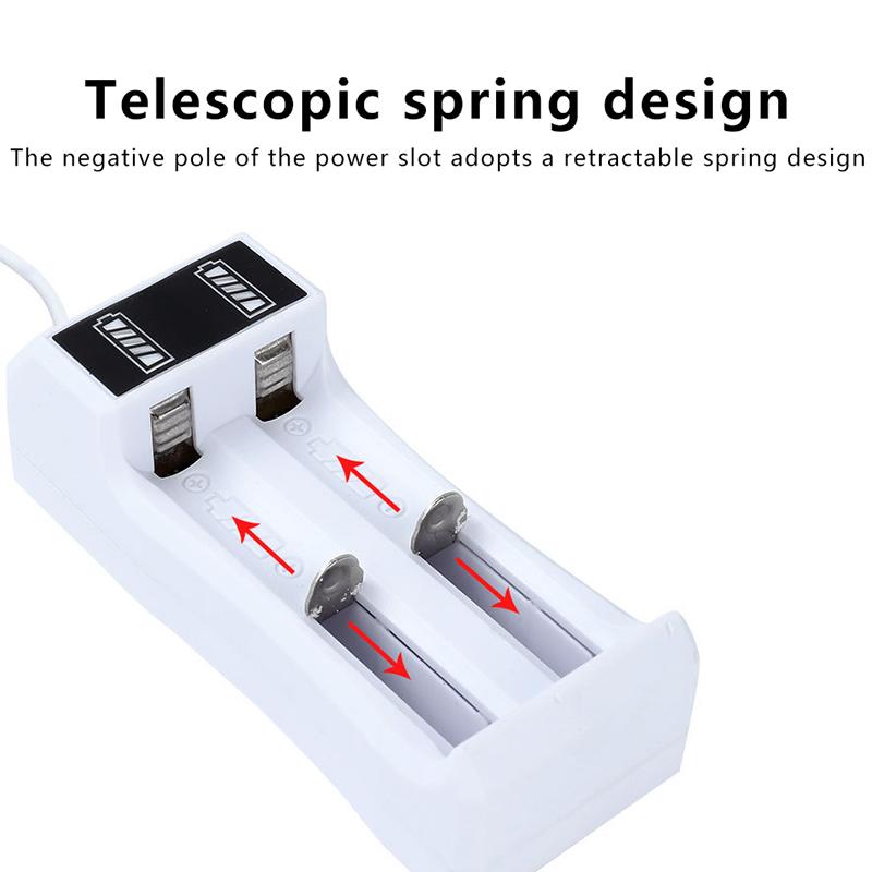 

2 слота USB Dual 18650 зарядка перезаряжаемая литиевая батарея для 14500 18650 зарядное устройство DIY аксессуары