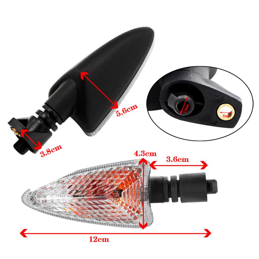 Lumini de semnalizare O pereche Indicatoare LED pentru motociclete Lampa indicatoare de directie 12V pentru motocicleta