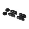 Carbon Fiber Style Interior Seat Adjustment Button Cover Trim For Ford F-150