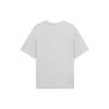 Li-Ning Pure Color Round Neck Casual Short Sleeve T-Shirt Men Tops Crystal-Grey AHSS339-1