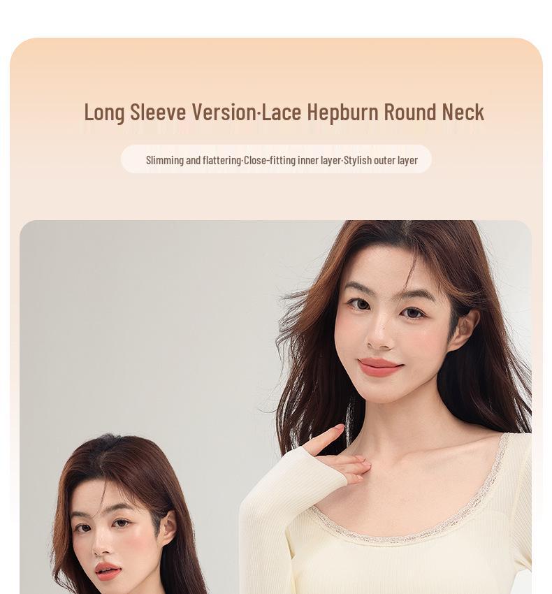 Sentimental Cat Women's Warm Vest with Chest Pads, Cashmere Silk, Enhances Bust, Autumn/Winter Slim Fit Innerwear