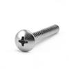 Nickel-Plated Phillips Head Flat & Mushroom Umbrella Head Self-Tapping Screws - M3, M4, M5, M6
