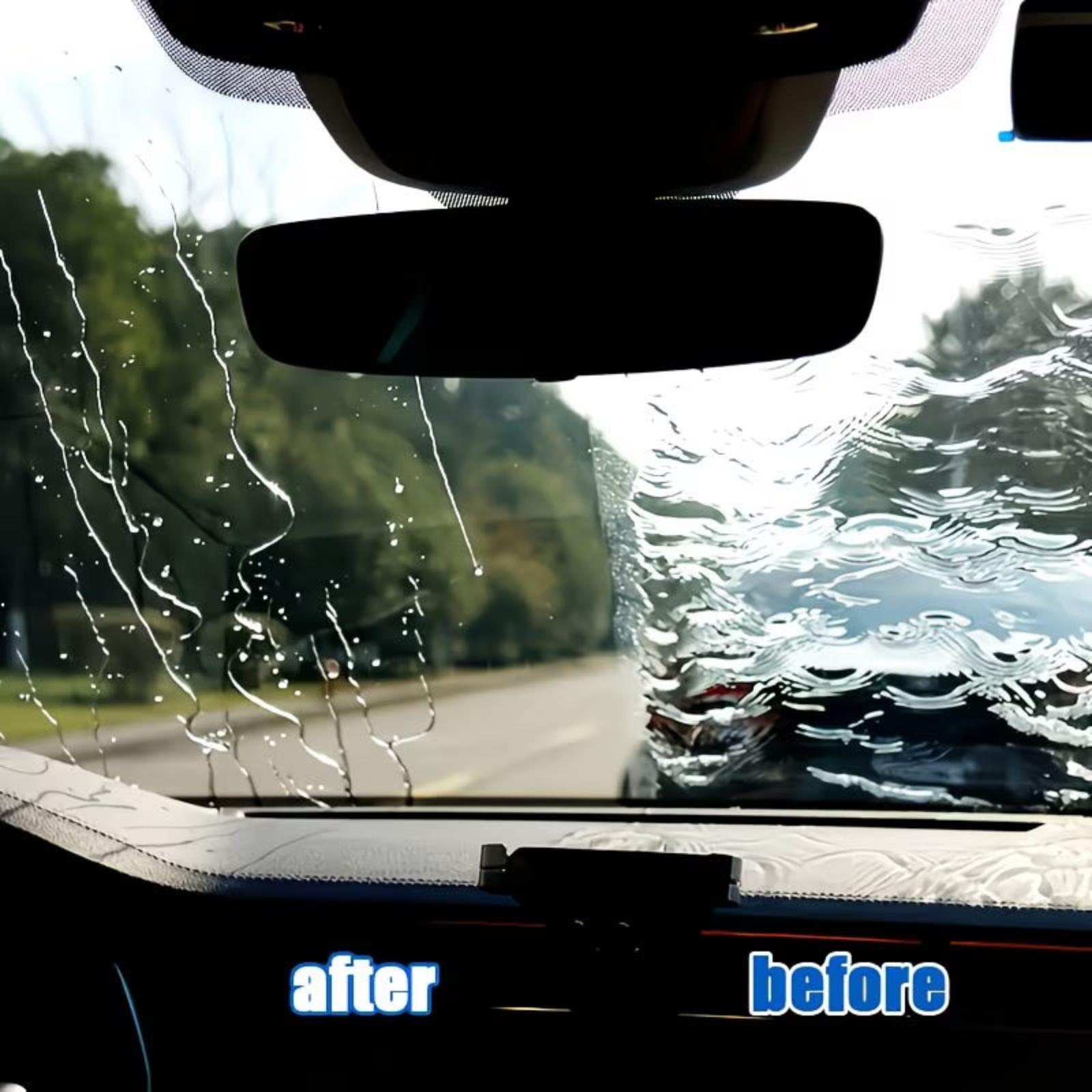

Nano Glass Rain Repellent Spray for Car Windows and Rearview Mirrors 100ml Water Resistant Anti-Fog Coating for Clear Visibility One Size