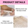 Portable Shopping Mesh Bag Foldable Cotton Mesh Bag Supermarket Vegetables and Fruits Portable Storage Mesh Bag
