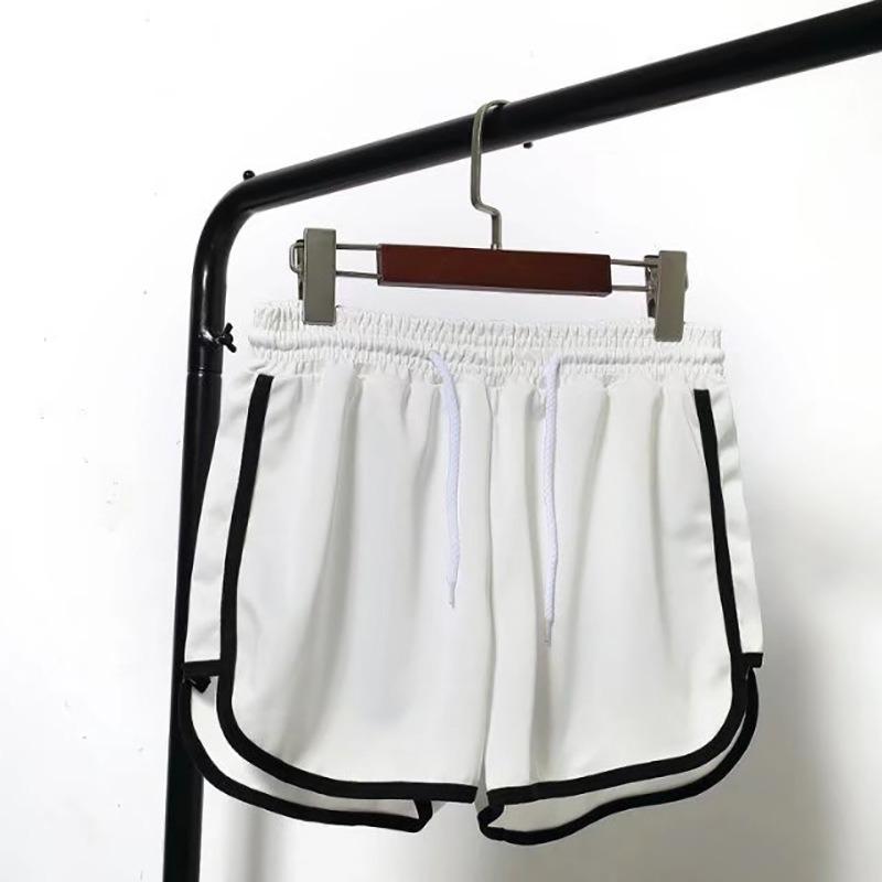 Sportliche Dreipunkt-Damen-Shorts zum Laufen, Freizeit, hoch taillierte Pyjamahose mit Strandhose