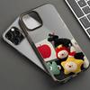 Mobile Phone Cases for iPhone 11 13 15 Pro Max 12 14 Pro Max Case iPhone 16 15 Plus 13 Pro 12 Frosted Texture Painted Cartoon Flowers