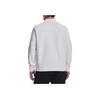 Under Armour Solid Color Stand Collar Fitted Long Sleeve Sweatshirt Men sweatshirt White 1379810-100