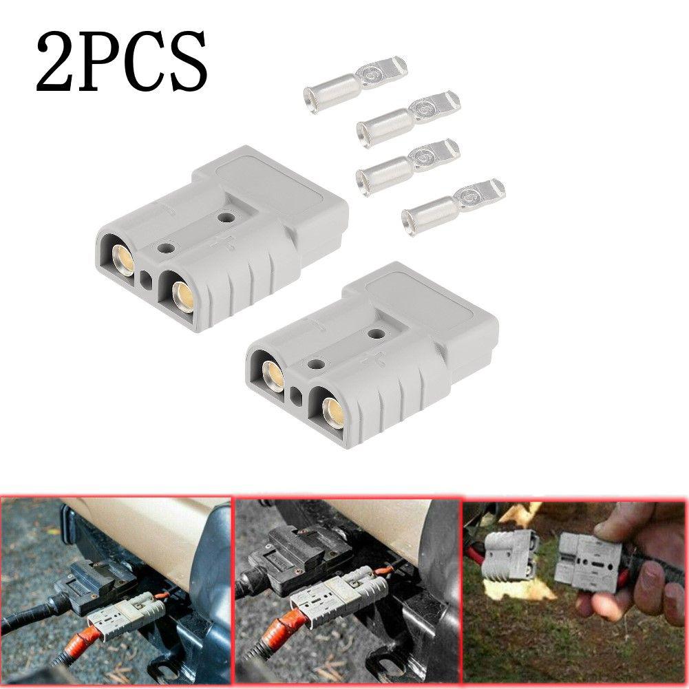 2x Battery Plugs Plug 4x Plated Copper Terminals Battery Plugs High Quality