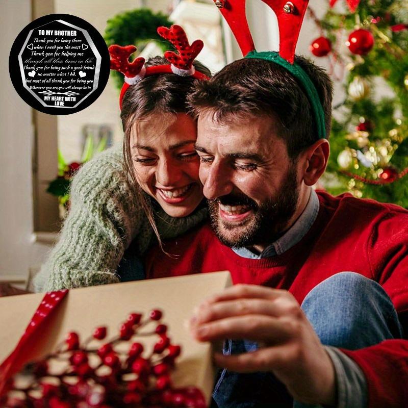 Engraved Brother Acrylic Plaque. A meaningful gift from sister for graduation or Christmas.