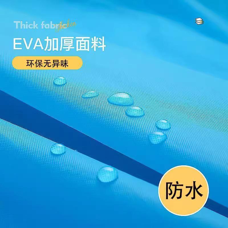 Adult Men's and Women's Ponchos, Thickened Non-disposable EVA Raincoats, Easy To Carry for Outdoor Play, One-piece Raincoats, Flat Mouth