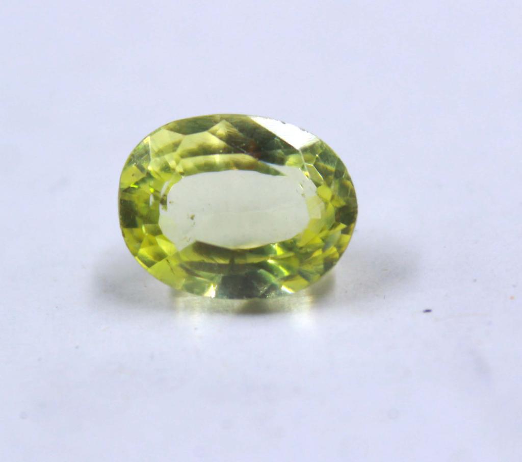 8.00 Carat Excellence Quality Certified Sri Lanka Oval Shape Yellow Sapphire Gemstone SN32